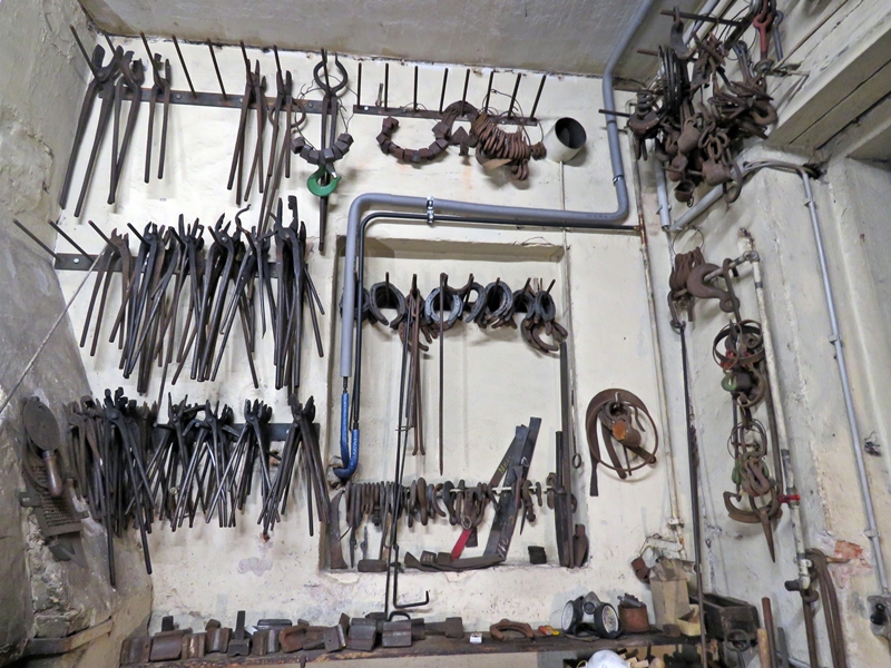 Parisers Schmiede Museum Werkzeug